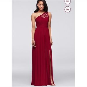 One Shoulder Bridesmaid Dress